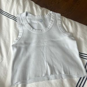 BRANDY MILLVILLE white tank ( one size fits all)